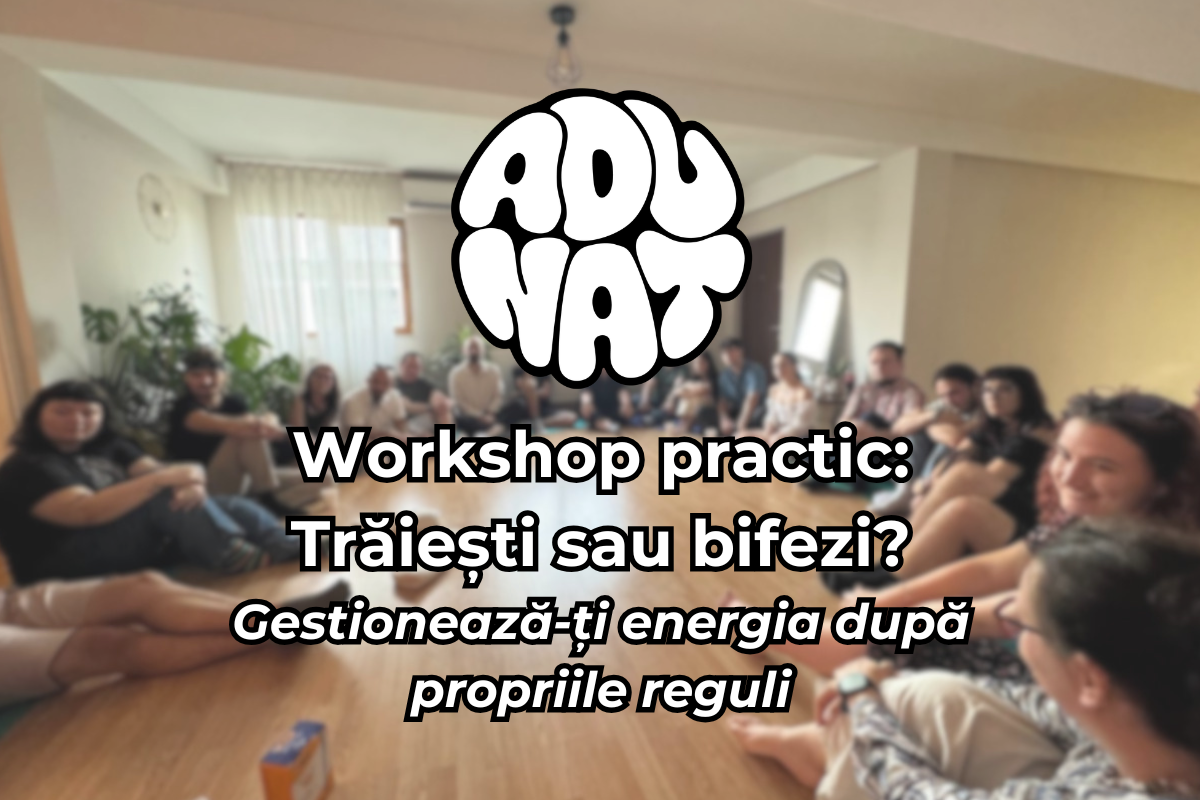 Trăiești sau bifezi? Un workshop despre managementul energiei